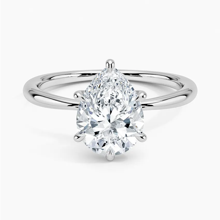 Freesia Solitaire 2mm Engagement Ring [Setting Only] - EC115