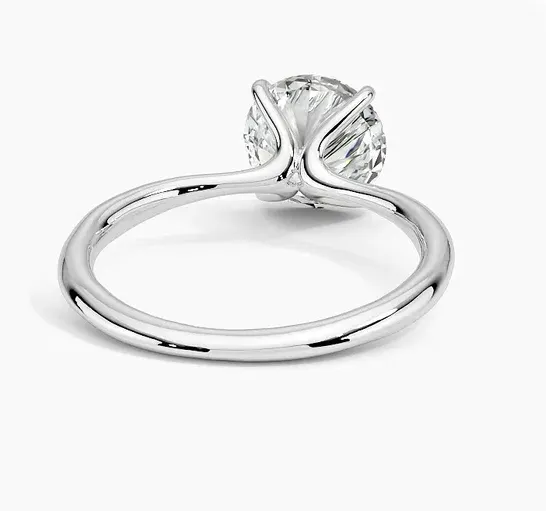 Freesia Solitaire 2mm Engagement Ring [Setting Only] - EC115