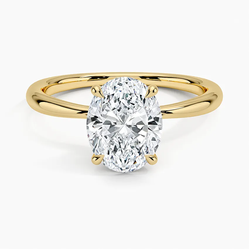 Freesia Solitaire 2mm Engagement Ring [Setting Only] - EC115