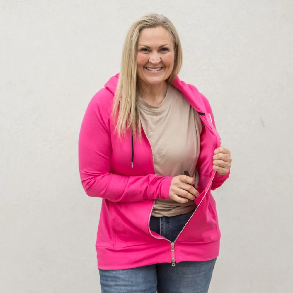 Fuchsia Full Zip