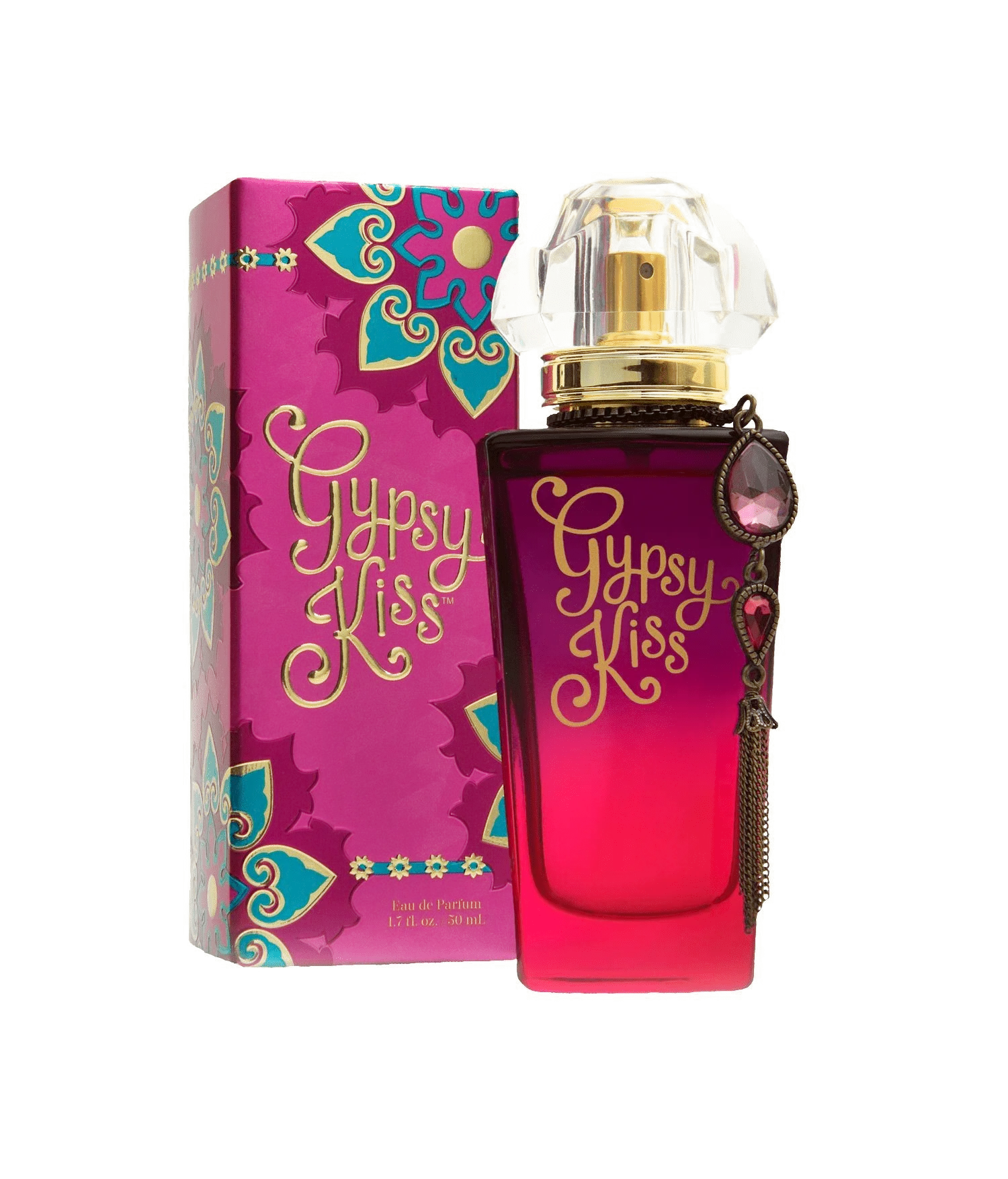 Gypsy Kiss Perfume 1.7 Oz Vibrant Sensual Irresistible Scents Bergamot Green Apple Jasmine Sandalwood Oakmoss Vanilla Orchid Musk