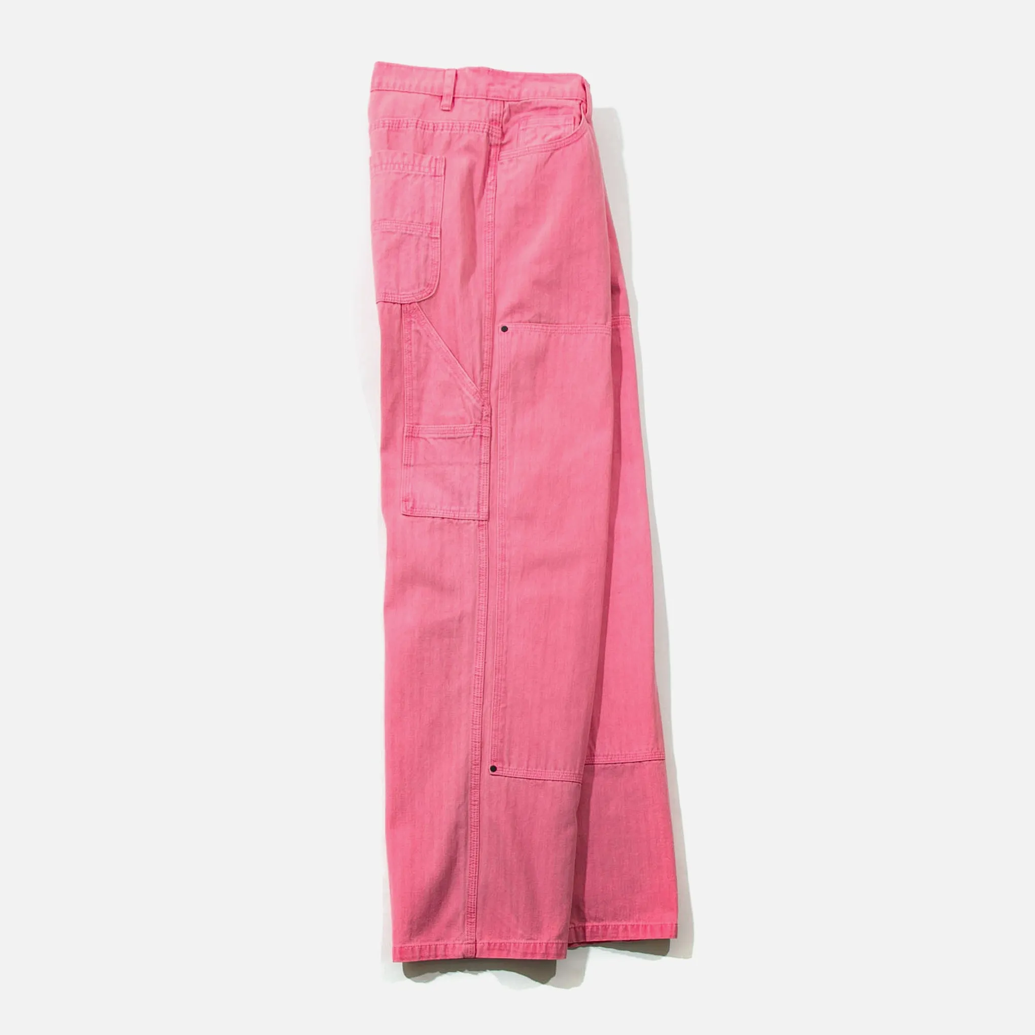 Herringbone Utility Pant - Pink