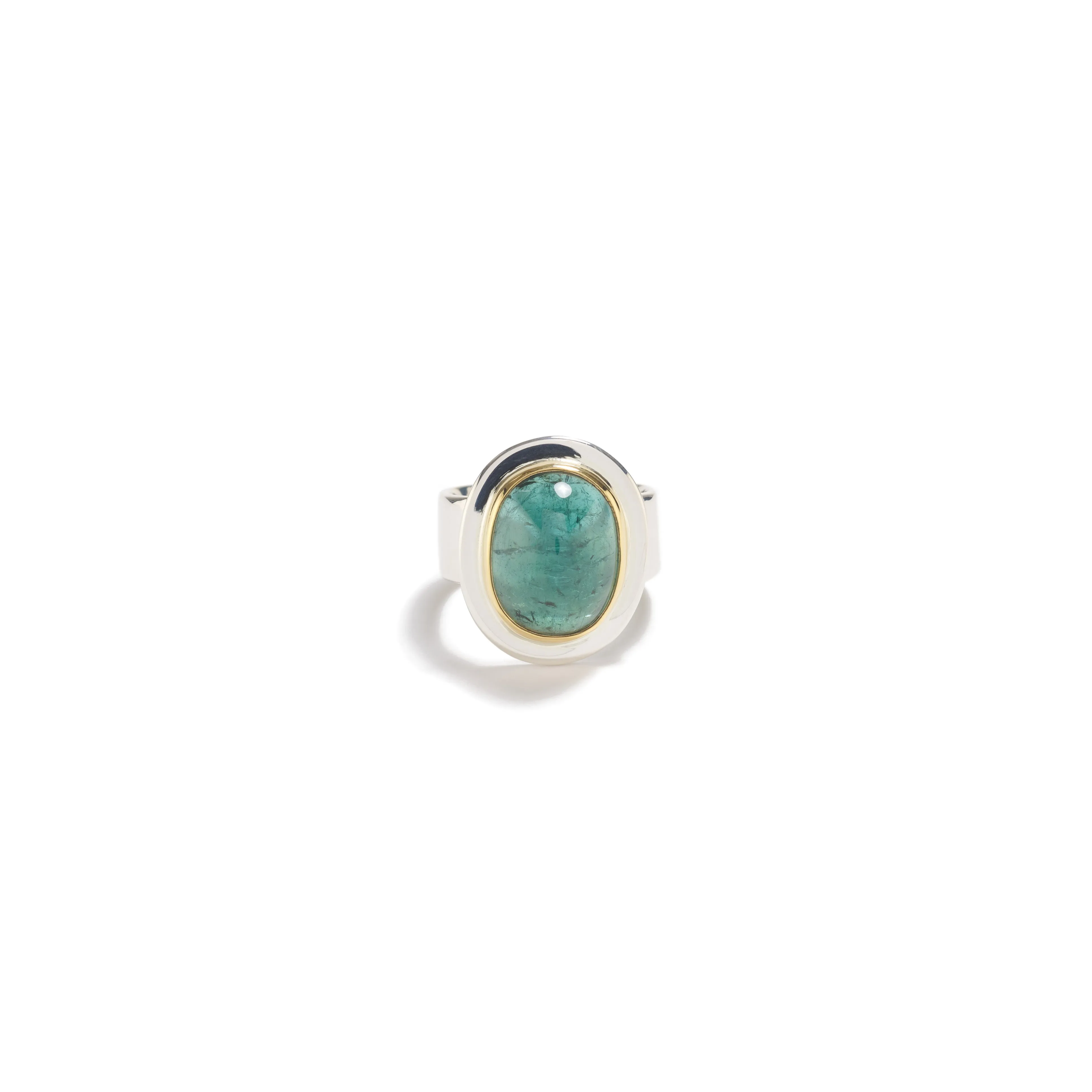 Indicolite Tourmaline Ring