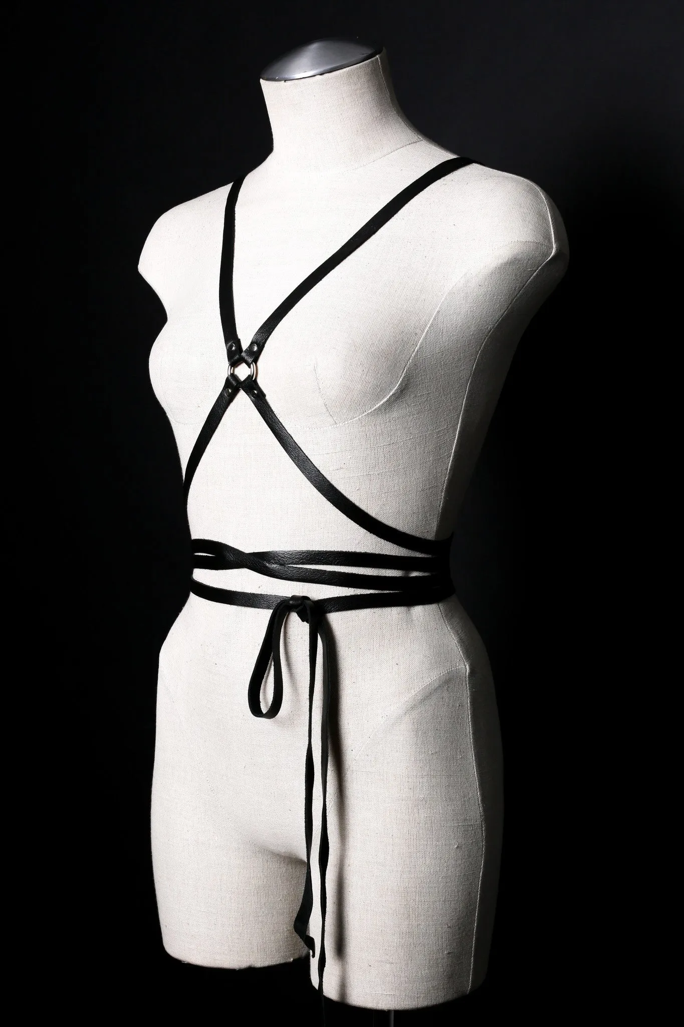 Infinity Leather Body Wrap Harness