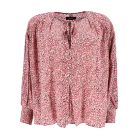 Isabel Marant Floral Print Silk Top. Size 40FR