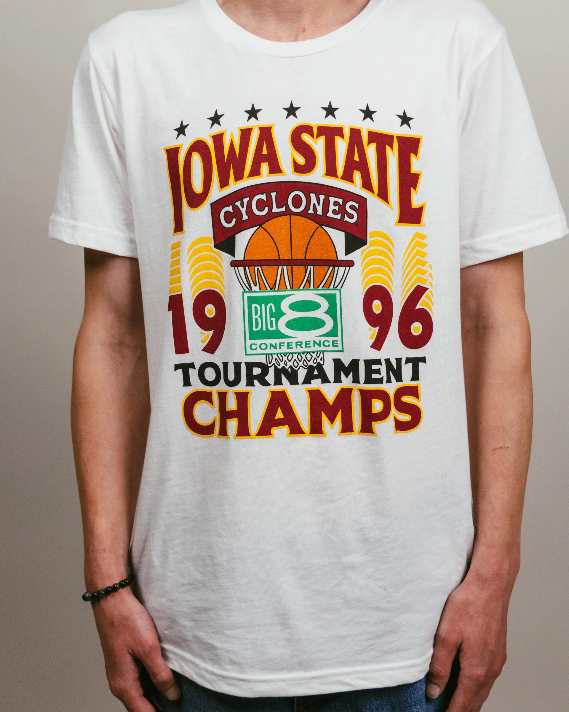 ISU Cyclones 1996 Big 8 Champions White T-Shirt