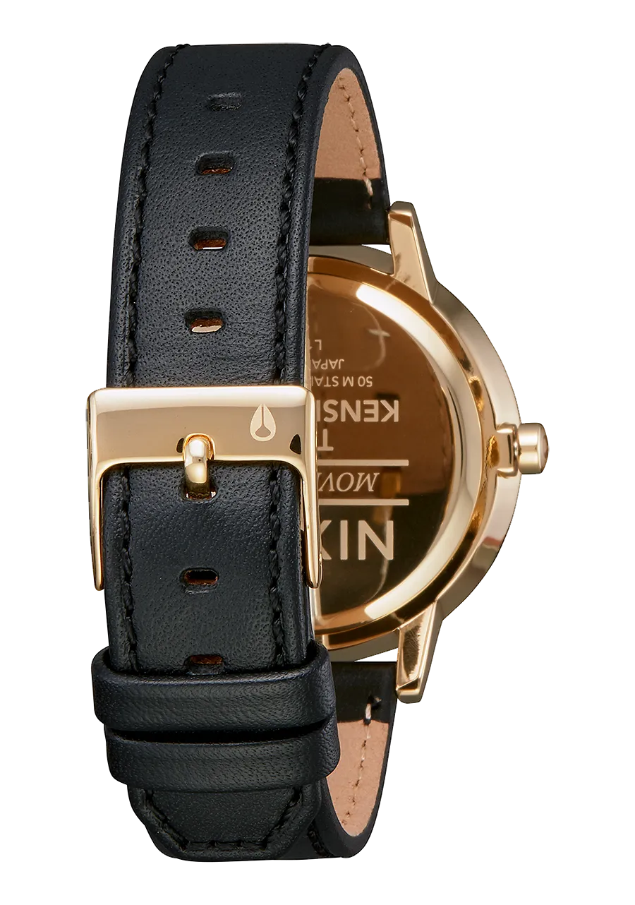 Kensington Leather - Gold / Black / Silver