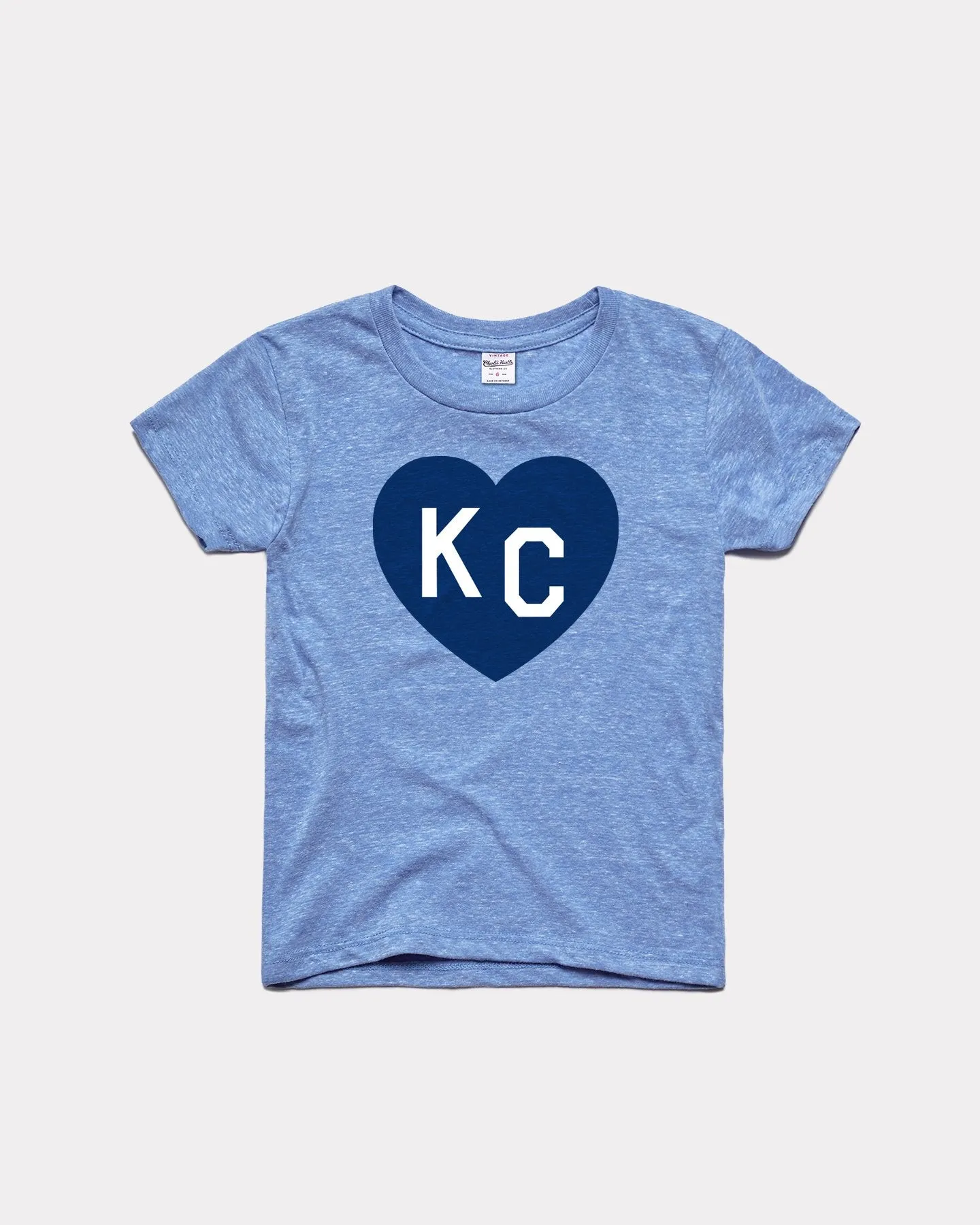 Kids Vintage Blue KC Heart