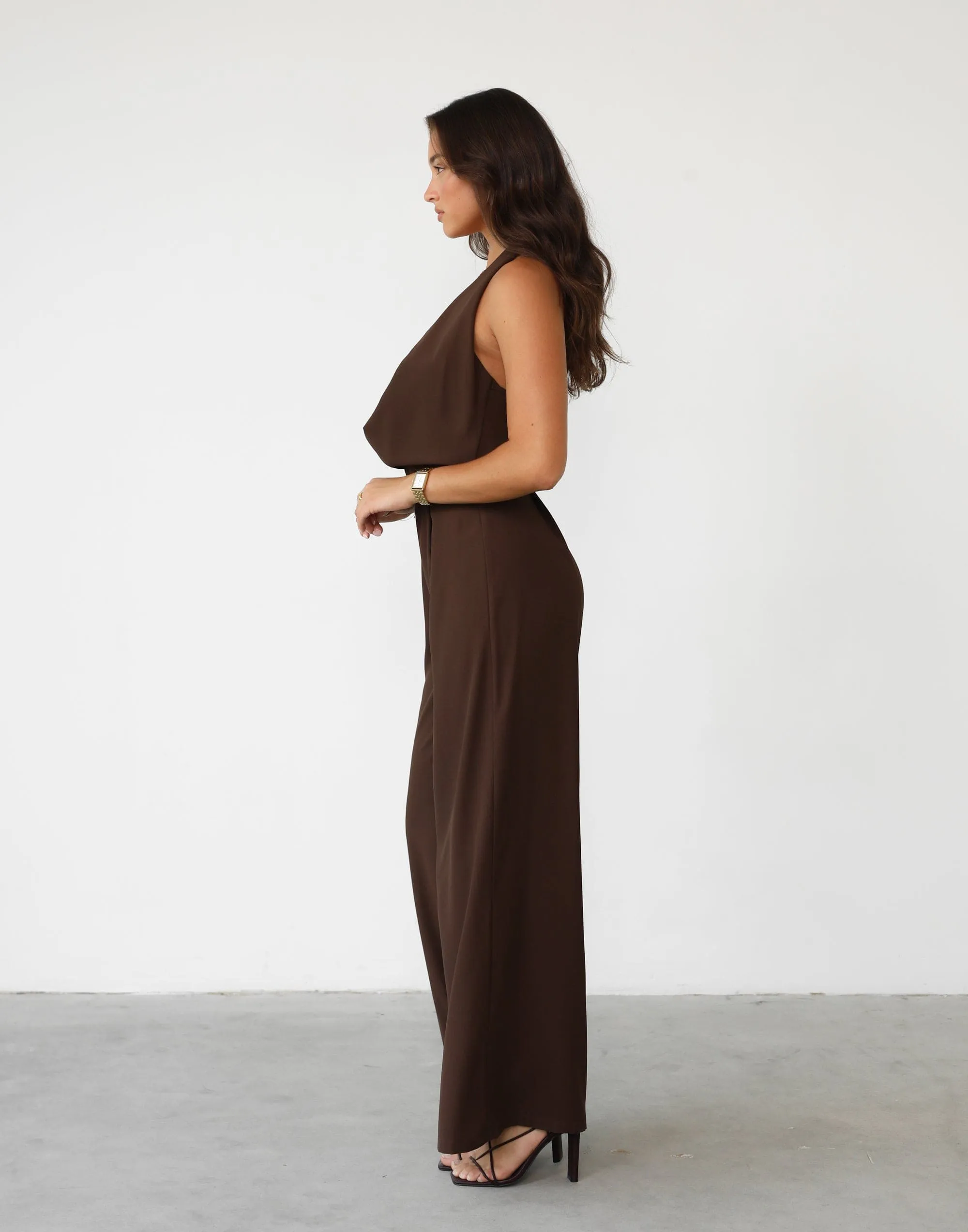 Kyeesha Jumpsuit (Cocoa)