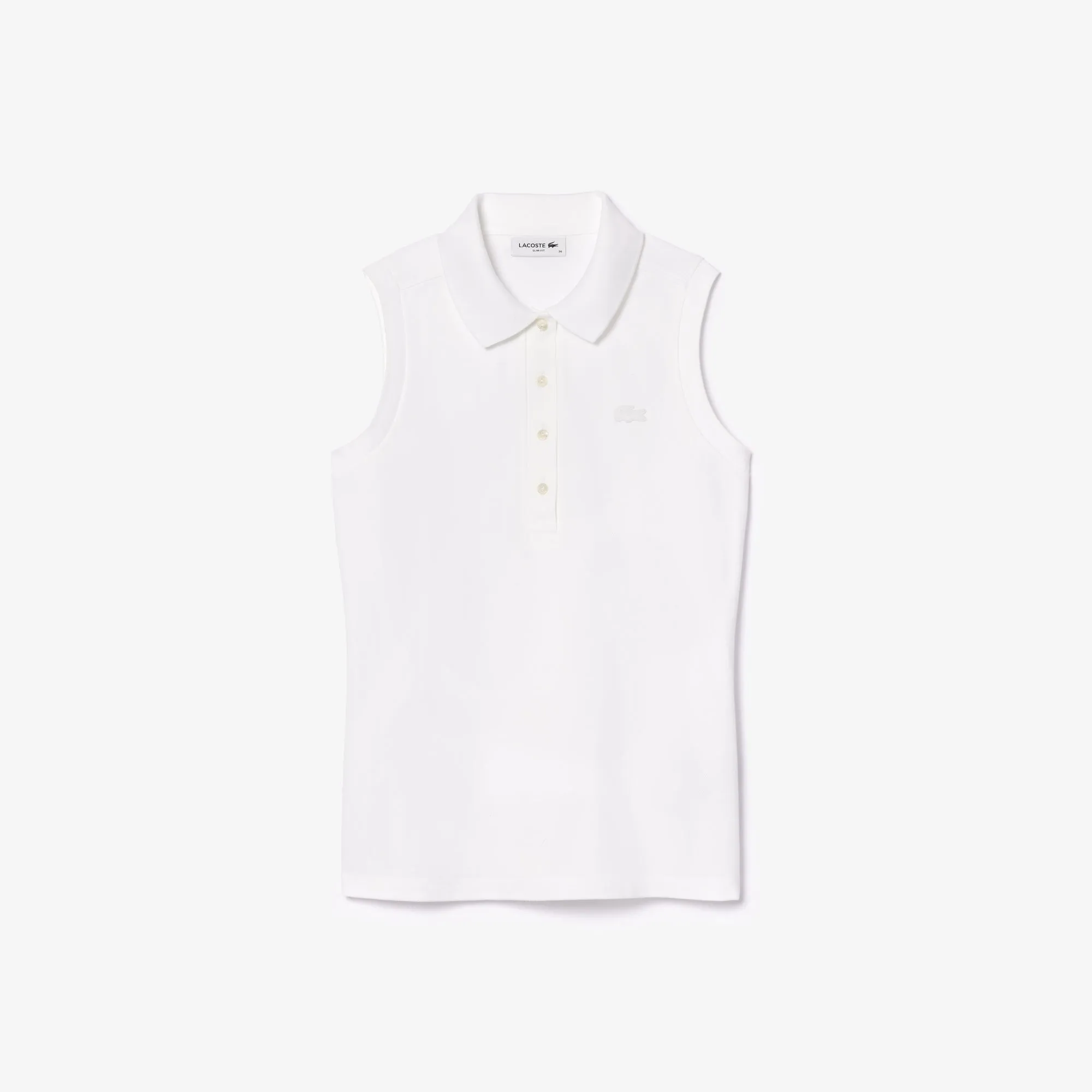 Lacoste Women's Sleeveless Cotton Piqué Polo