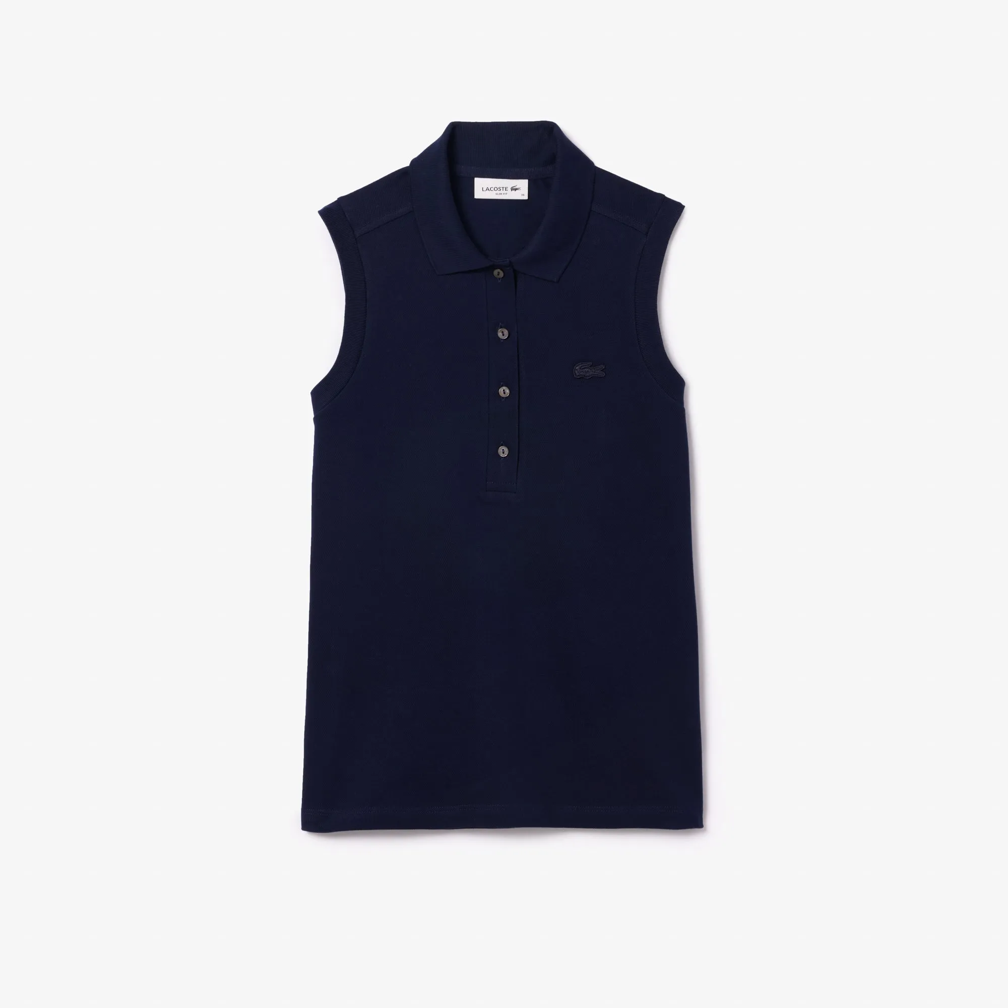 Lacoste Women's Sleeveless Cotton Piqué Polo