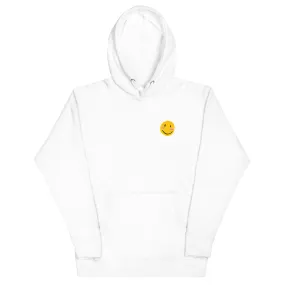 Laugh. Dance. Smile Hoodie- White