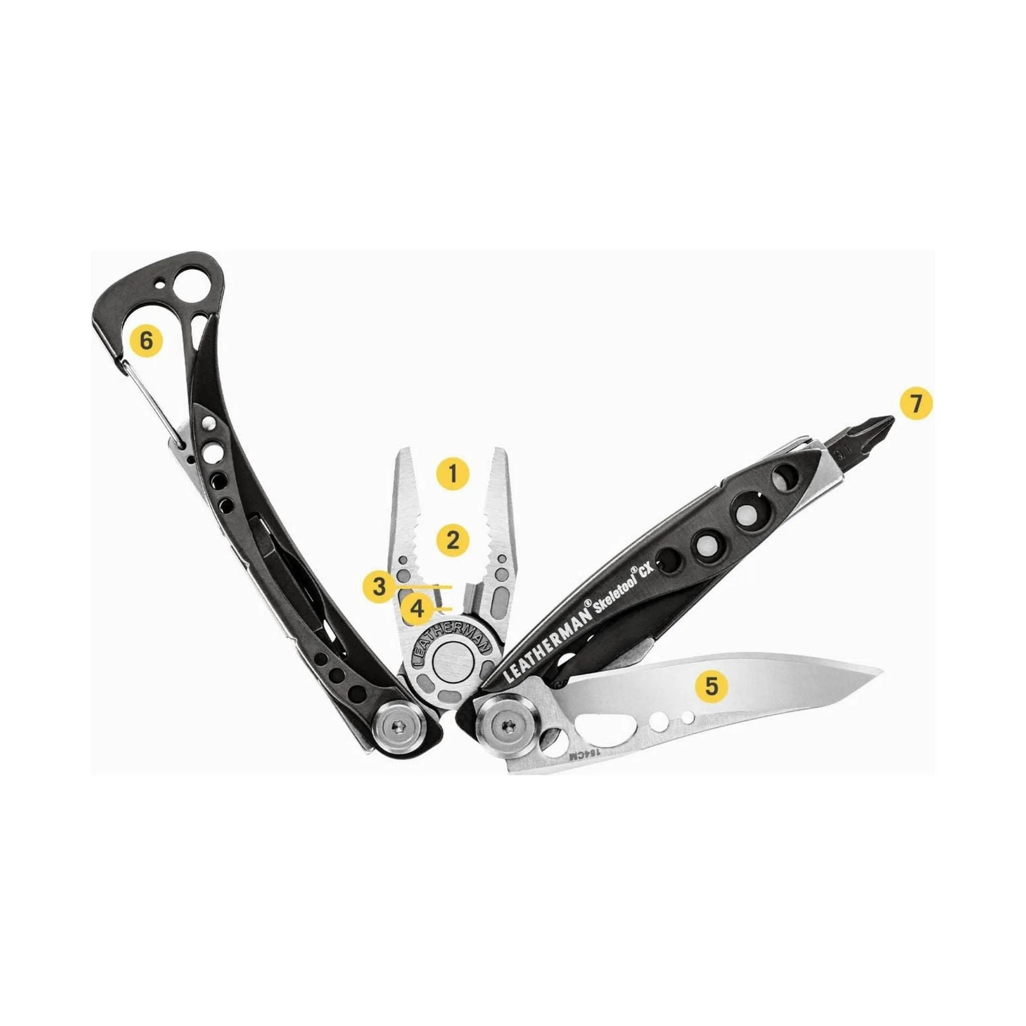 Leatherman Skeletool CX - Stainless Steel/Black