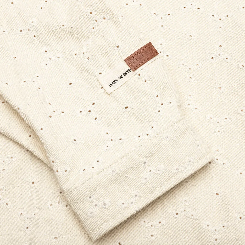 Legacy Eyelet Shirt - Bone