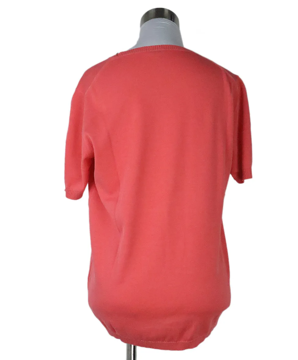 Malo Shortsleeve Salmon Crewneck sz 12