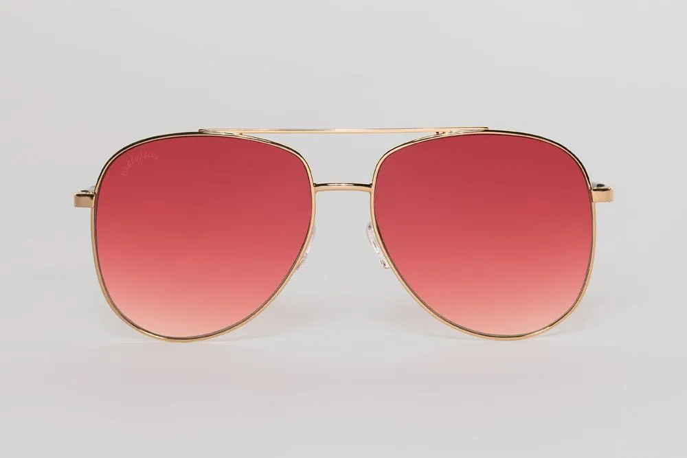 Maverick Aviators Sunglasses - Pink