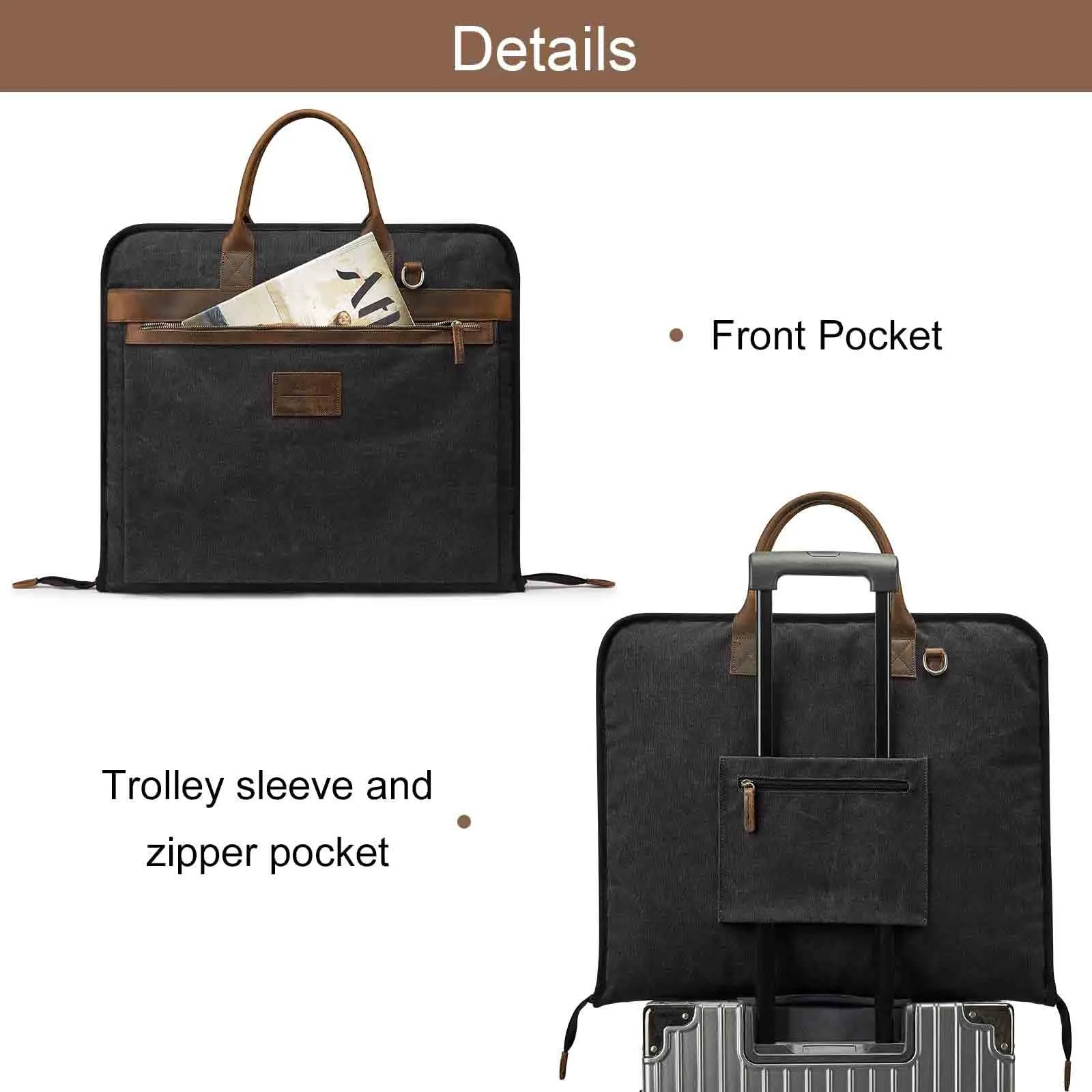 Men's Garment Bag for Travel