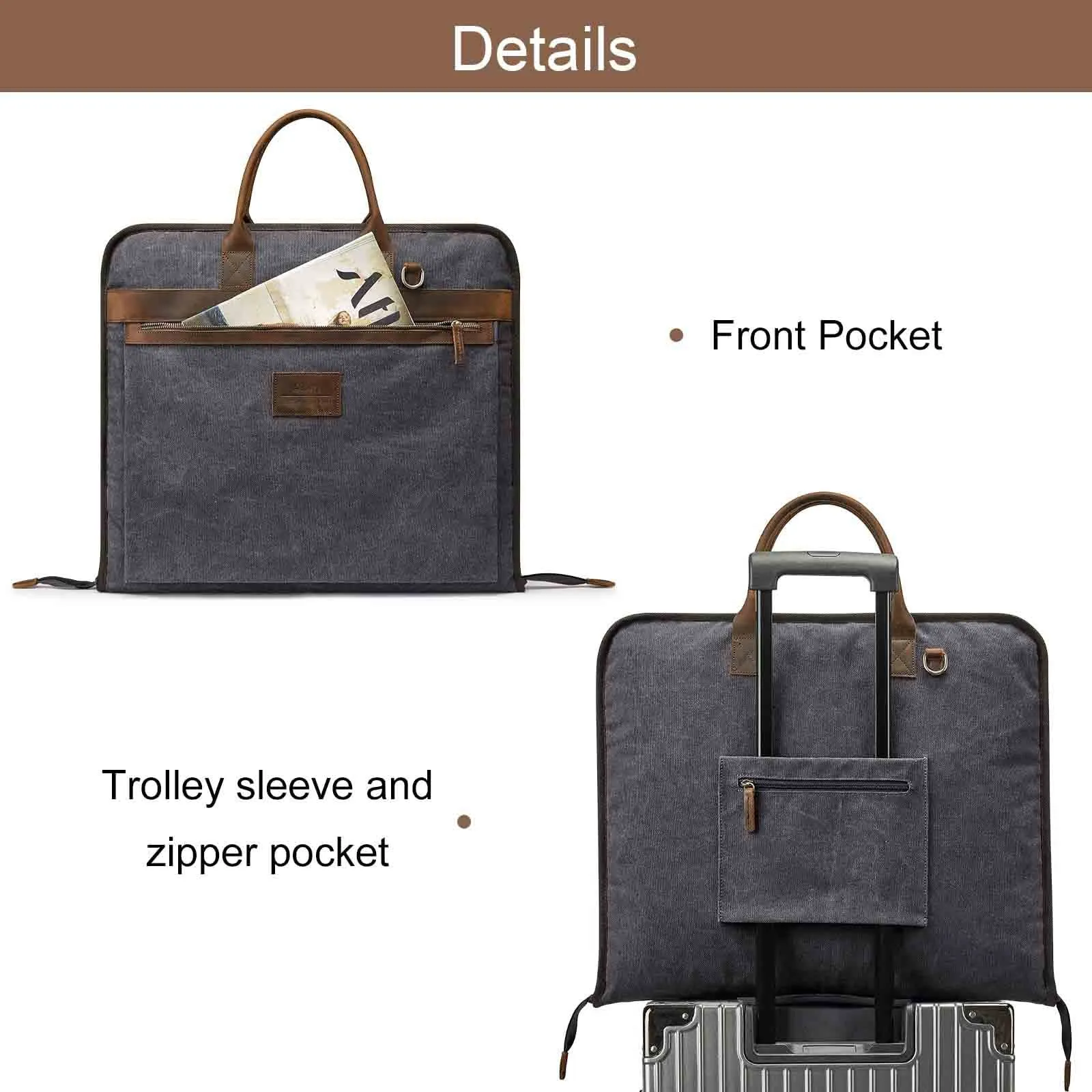 Men's Garment Bag for Travel