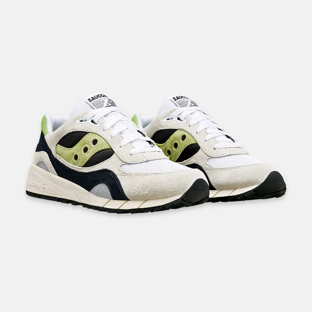 mens saucony shadow 6000 (white/green)