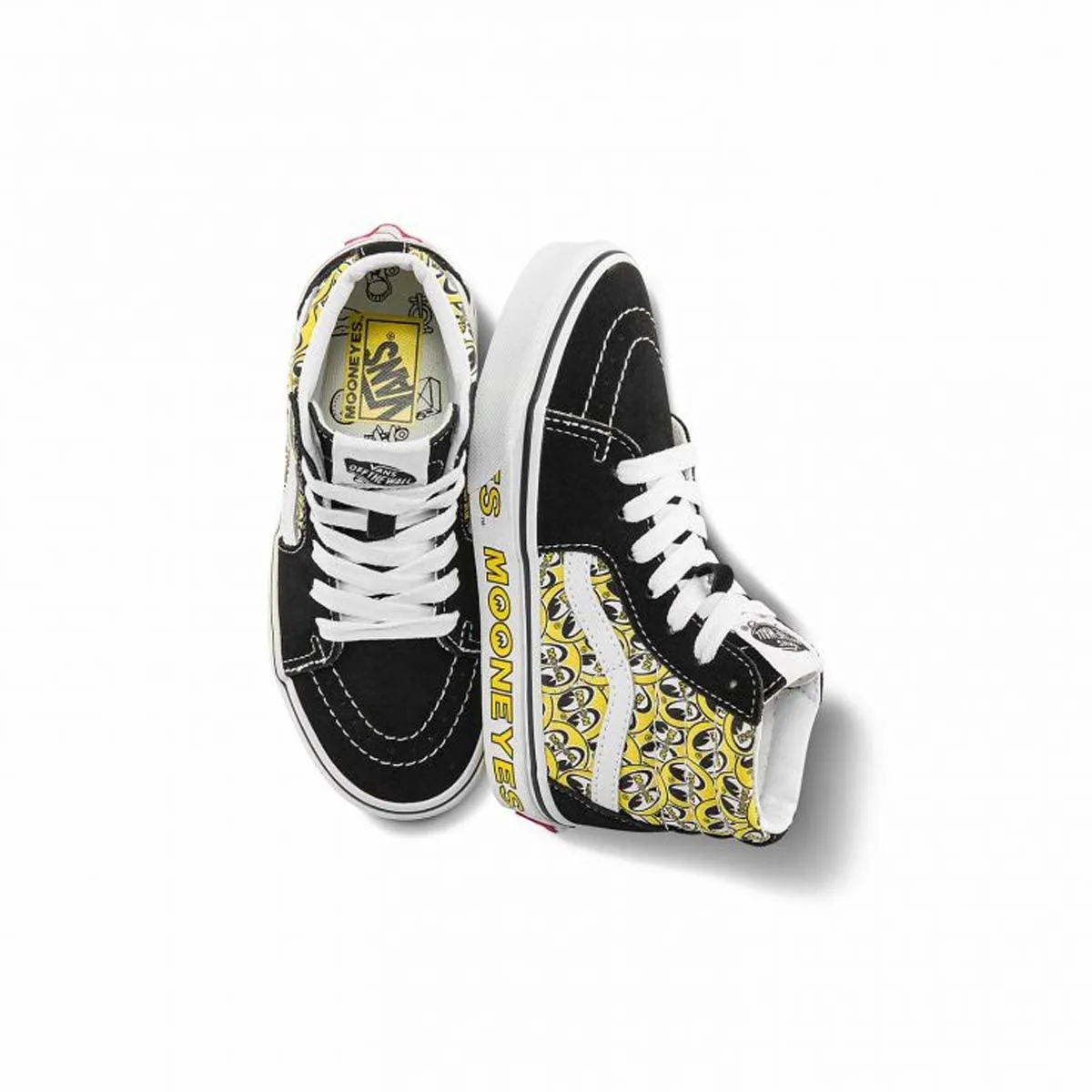   Mooneyes Kid's SK8-Hi 'Black Yellow'