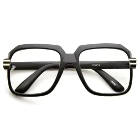 Old School Hip Hop Style Square Vintage Square Glasses