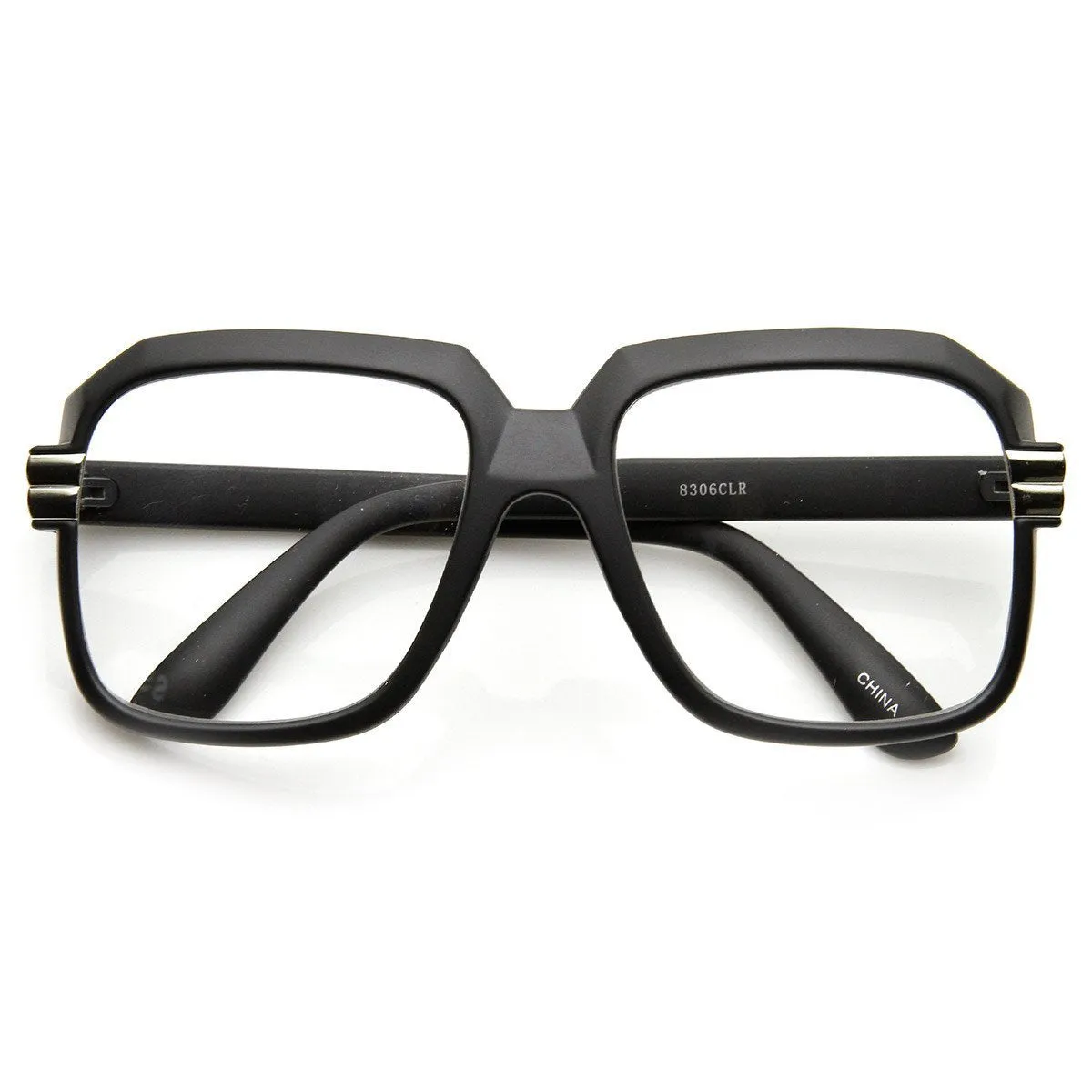 Old School Hip Hop Style Square Vintage Square Glasses