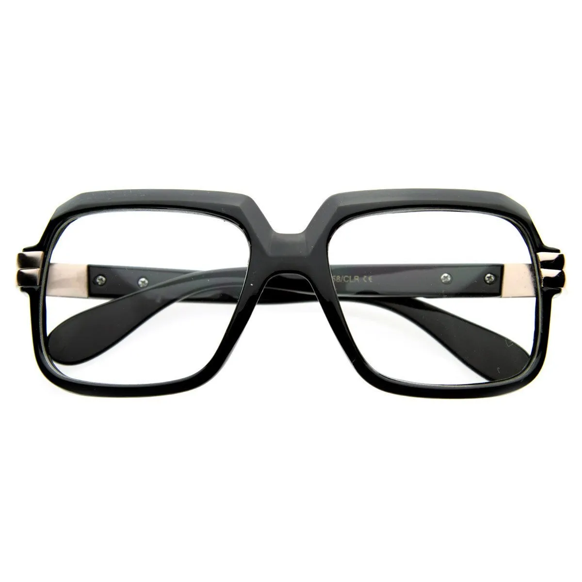 Old School Hip Hop Style Square Vintage Square Glasses