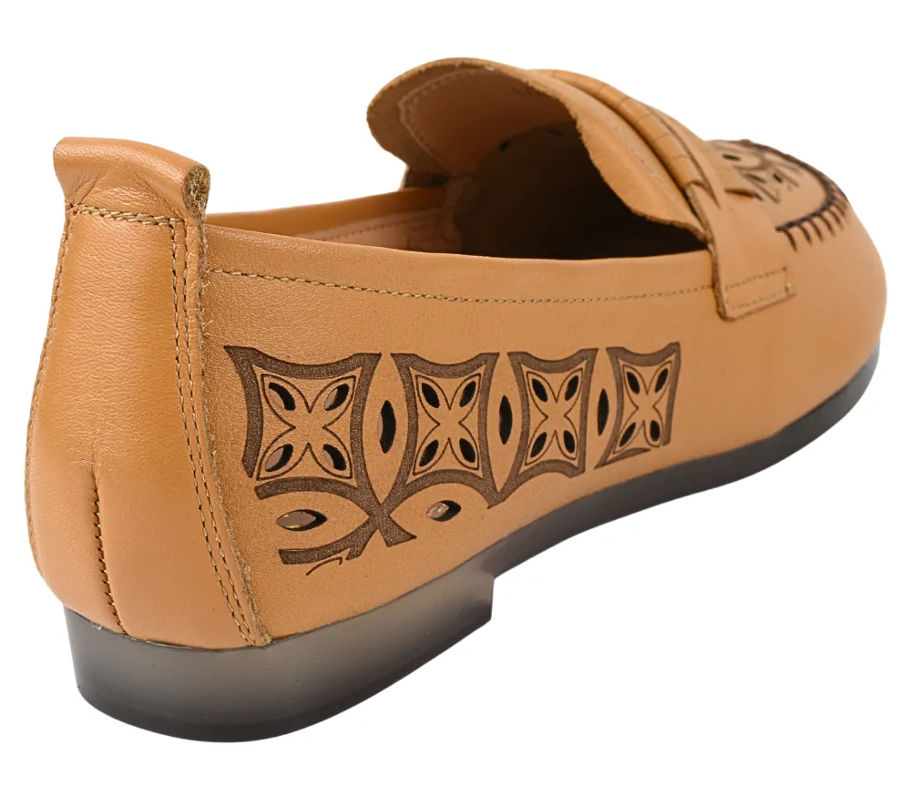 Pantofi casual, dama, FORMAZIONE, 2QN03 galben, piele naturala