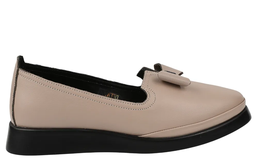 Pantofi casual,dama, ANNA VIOTTI, K78 taupe, piele naturala