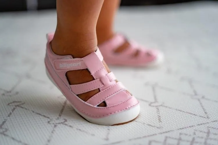 PHOEBE light pink baby and toddler girls sandals