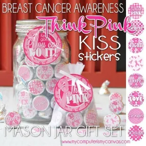 Pink Ribbon KISS PRINTABLES {Breast Cancer Awareness}