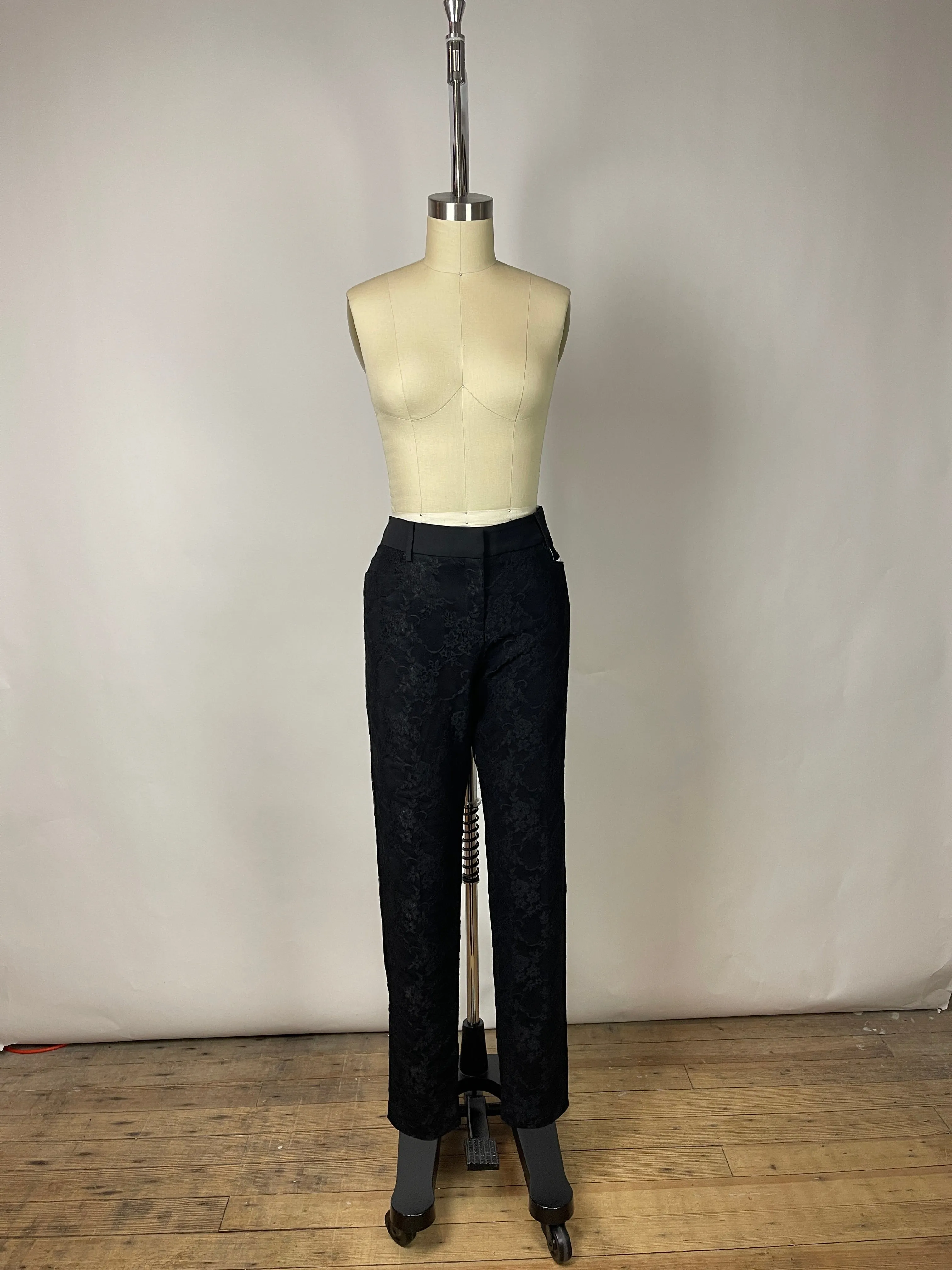 Pink Tartan Black Trousers (8/29)