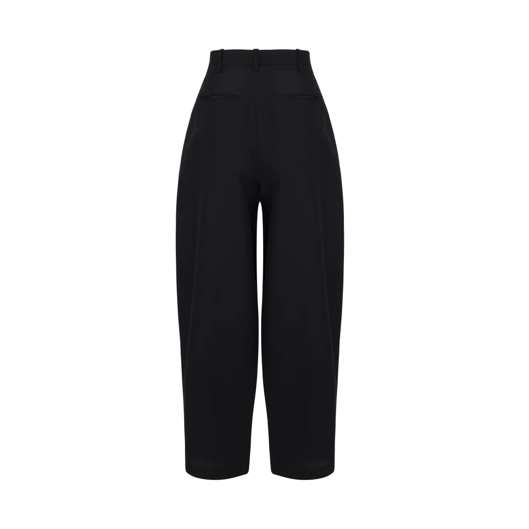 Pleated Barrel Trouser