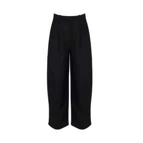 Pleated Barrel Trouser