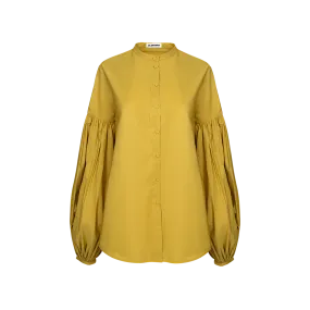 Pleated-Sleeves Shirt