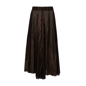 Pleated Wide-Leg Trouser