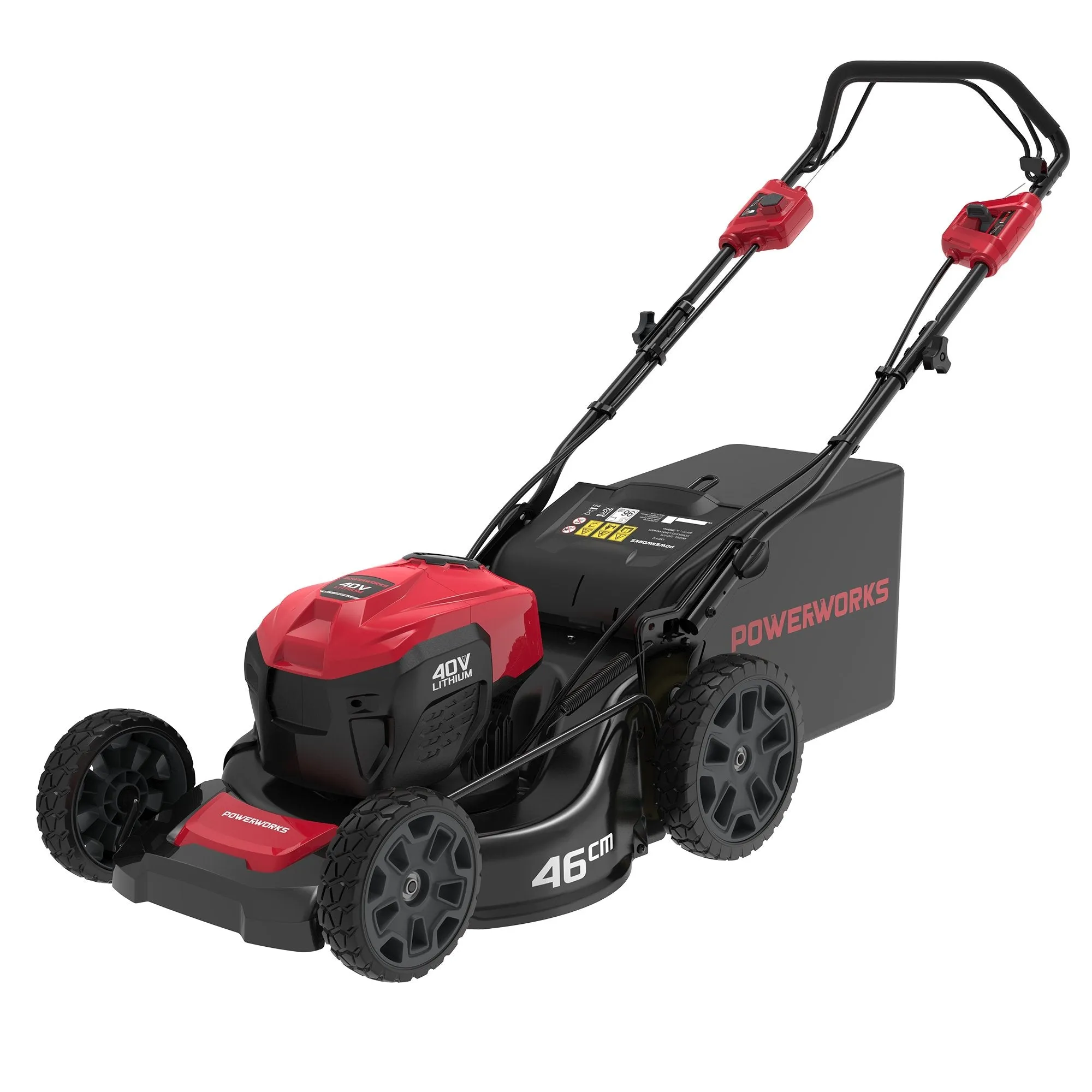 Powerworks 40V 18''/46cm self-propelled lawnmower 5ah kit