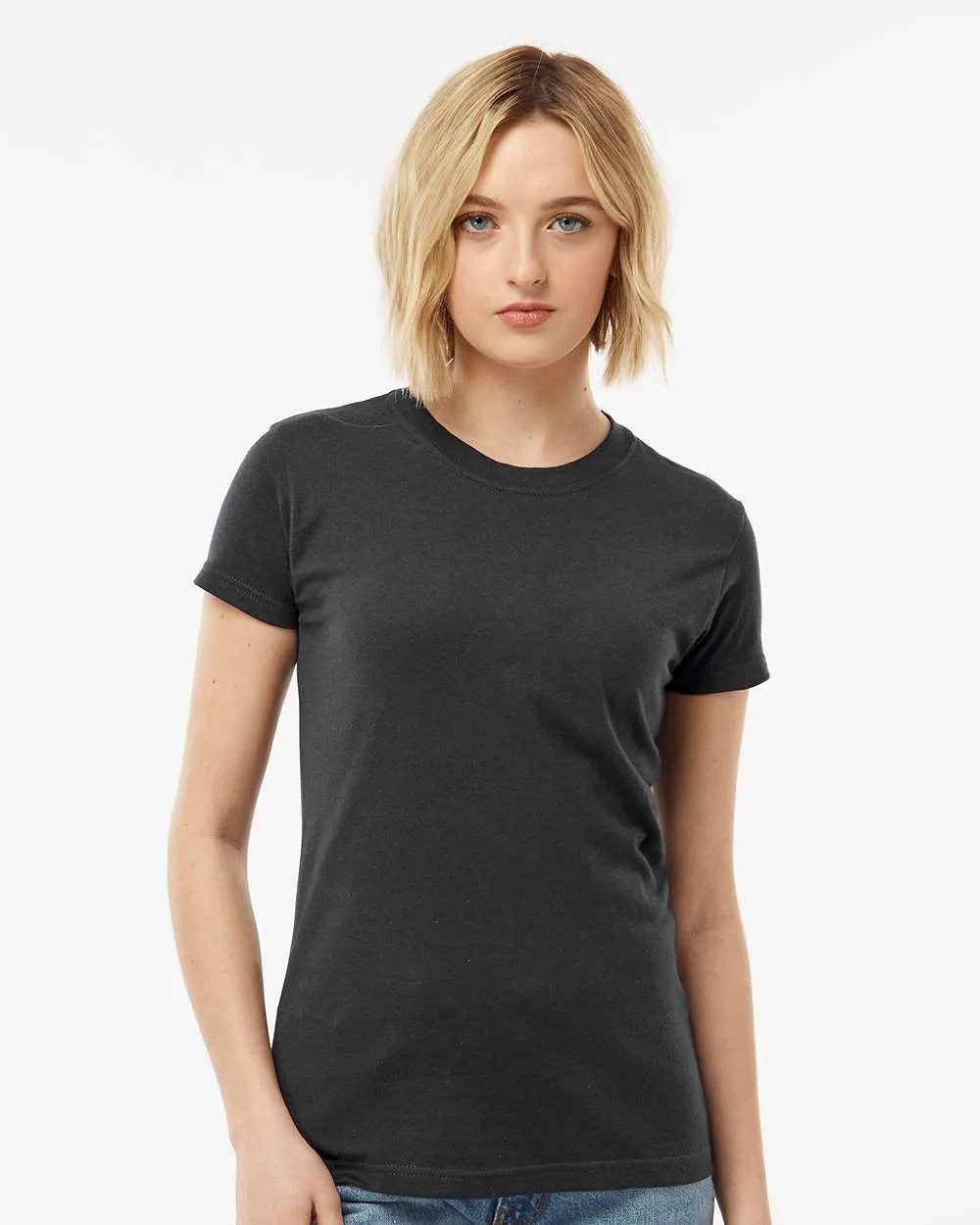 Pretreated Tultex 213 Women's Fine Jersey T-Shirt