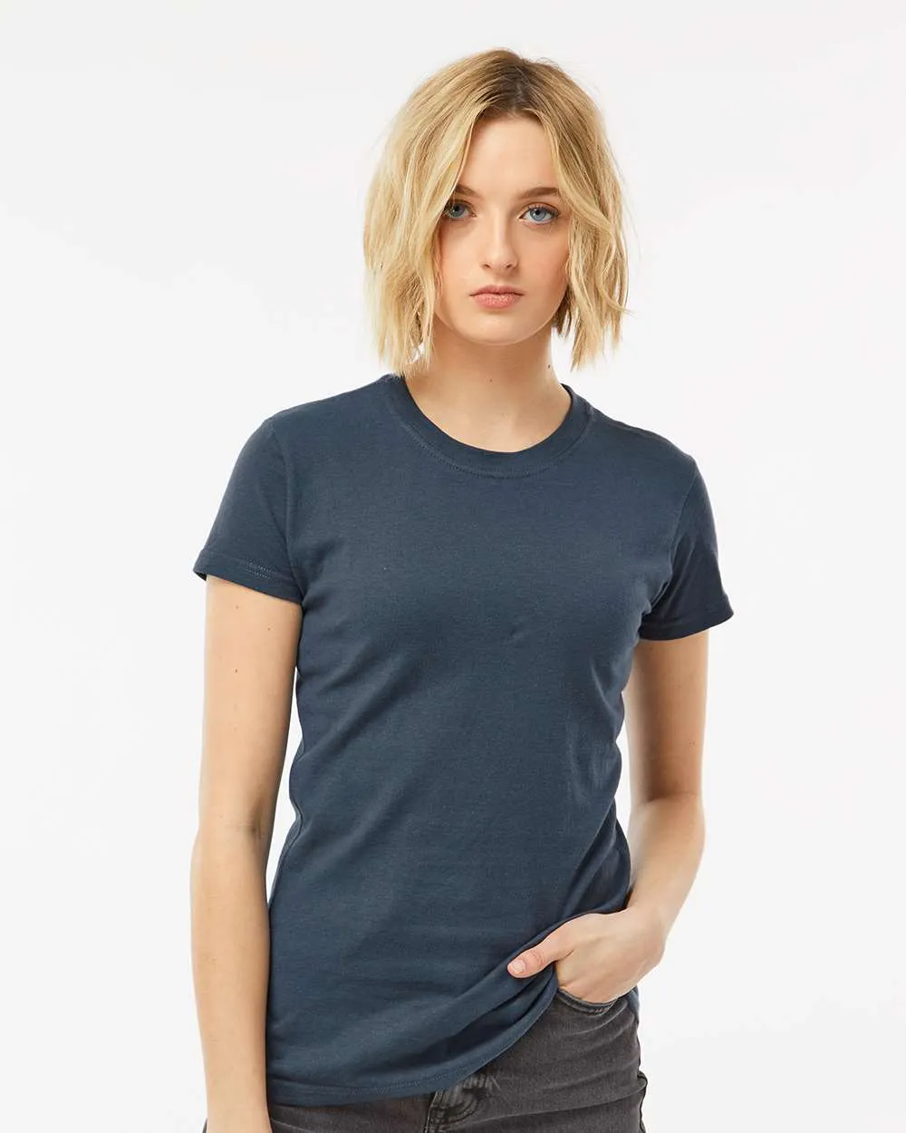 Pretreated Tultex 213 Women's Fine Jersey T-Shirt