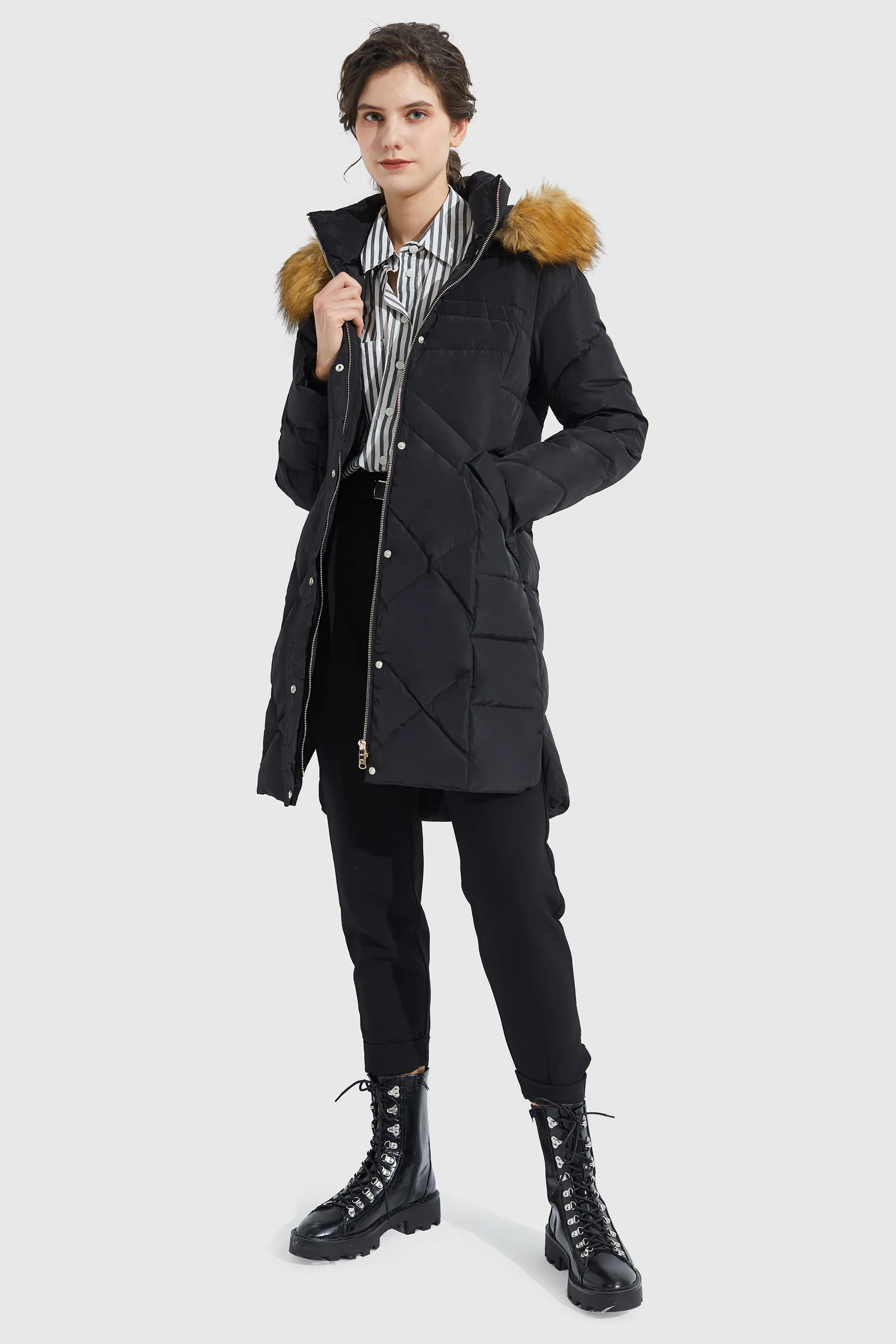 Quilted Down Coat