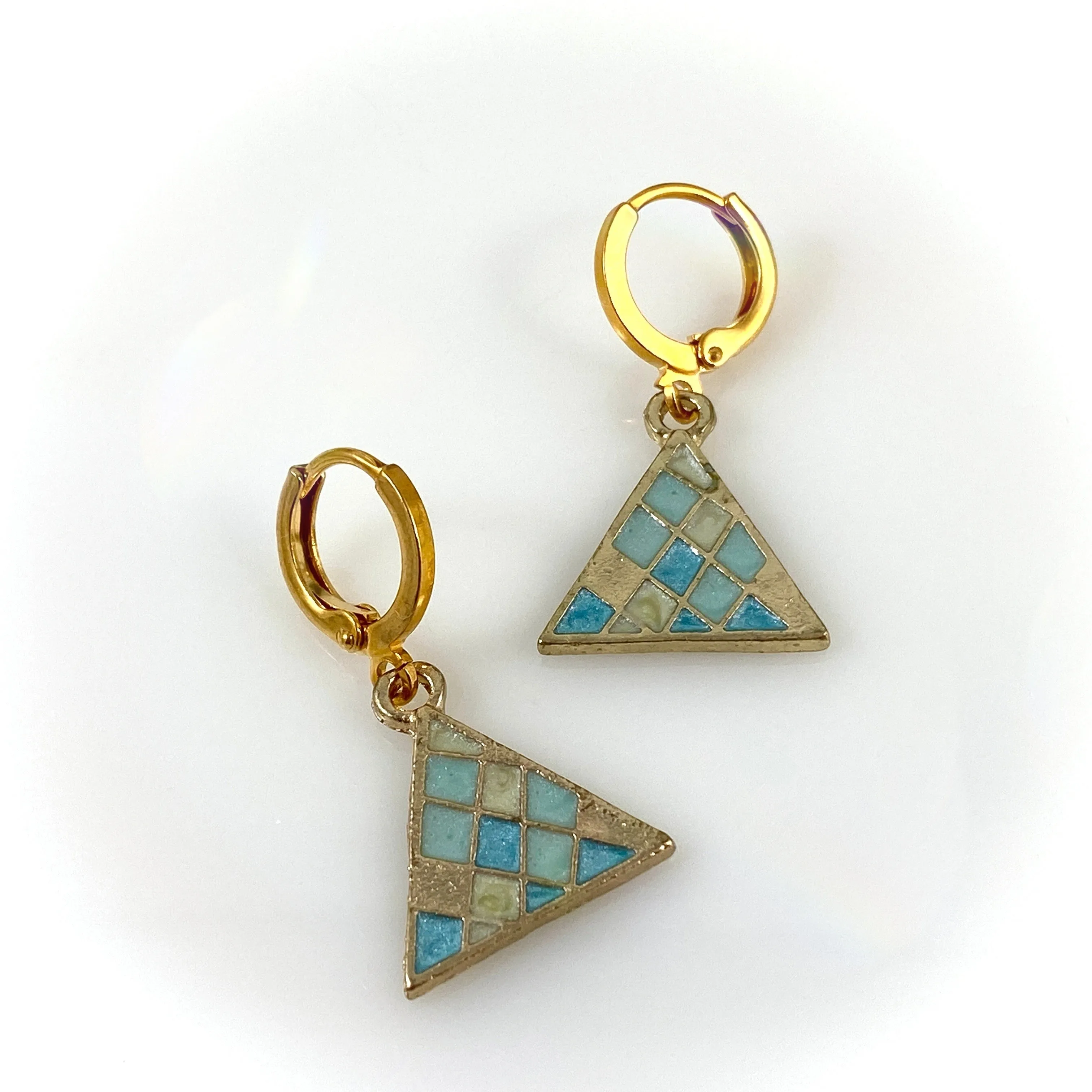 "Little Pyramid" Earrings (Various Colours)