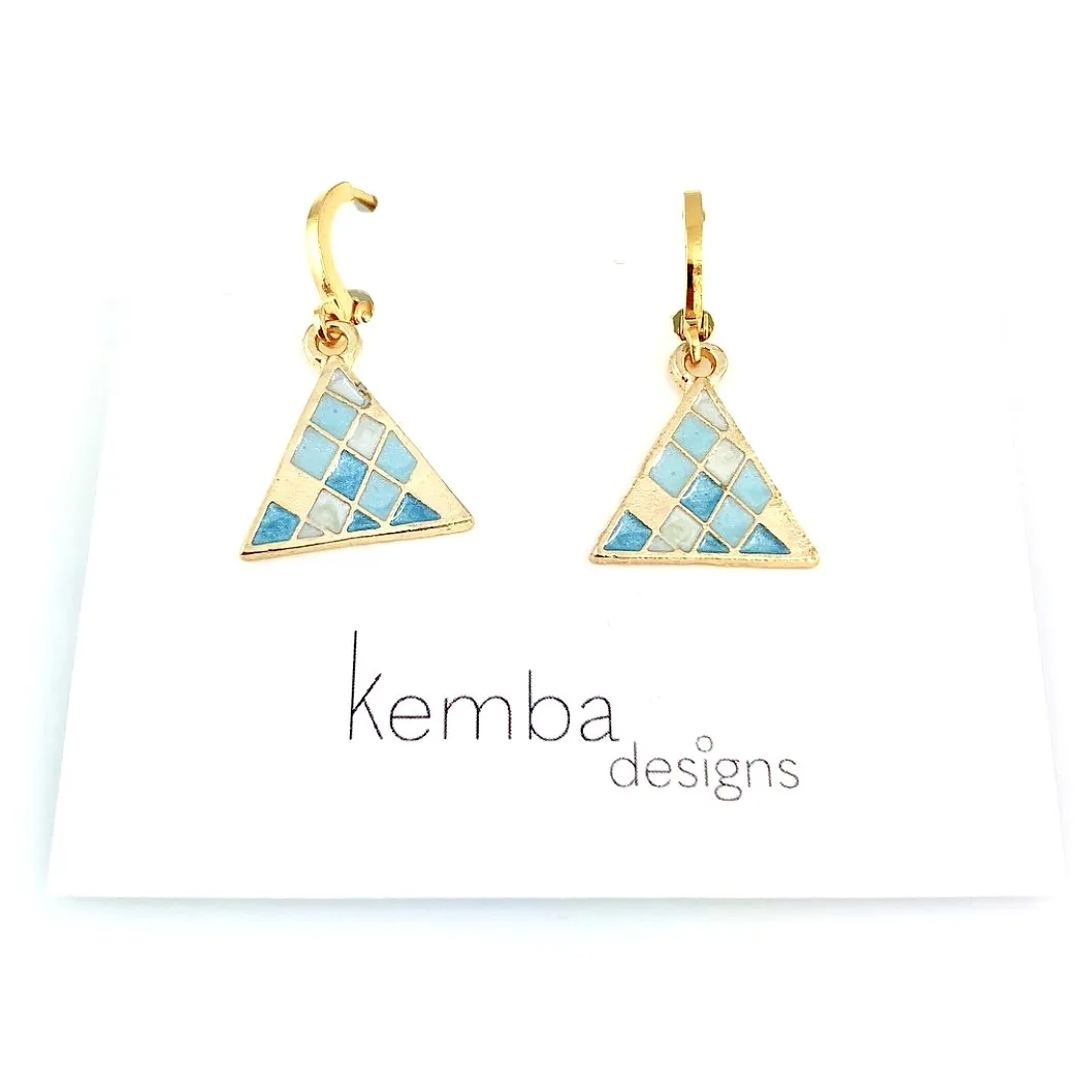 "Little Pyramid" Earrings (Various Colours)