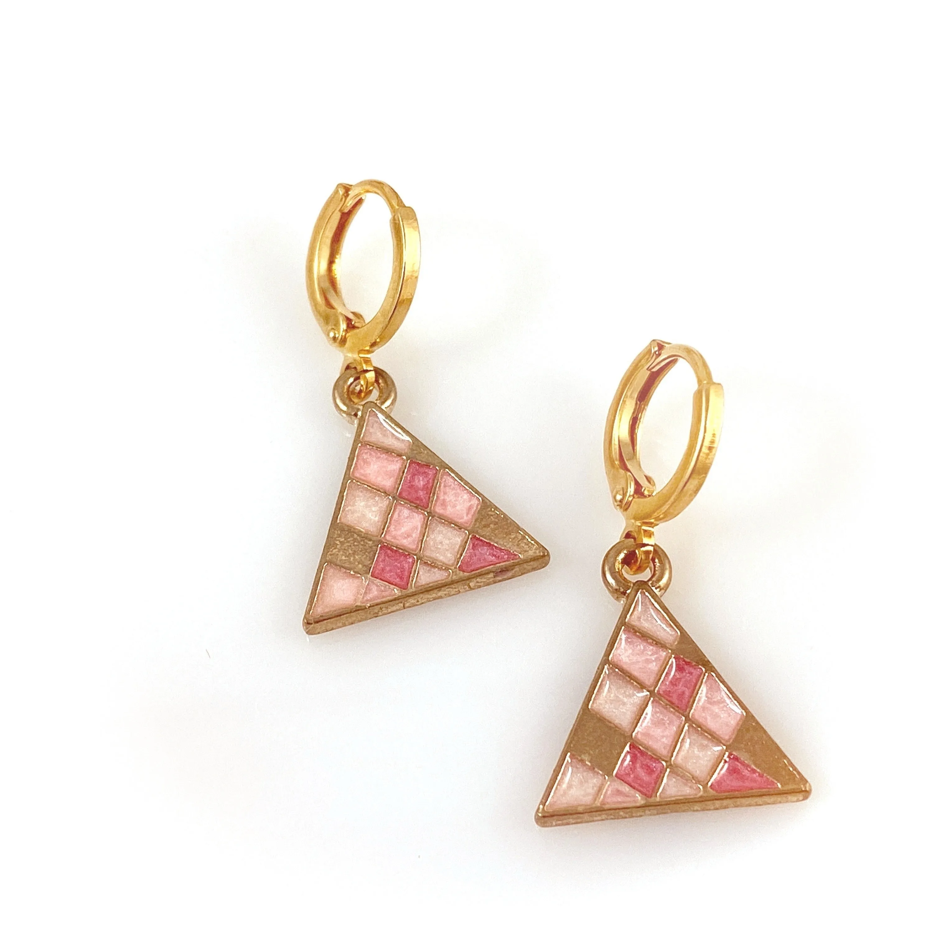 "Little Pyramid" Earrings (Various Colours)