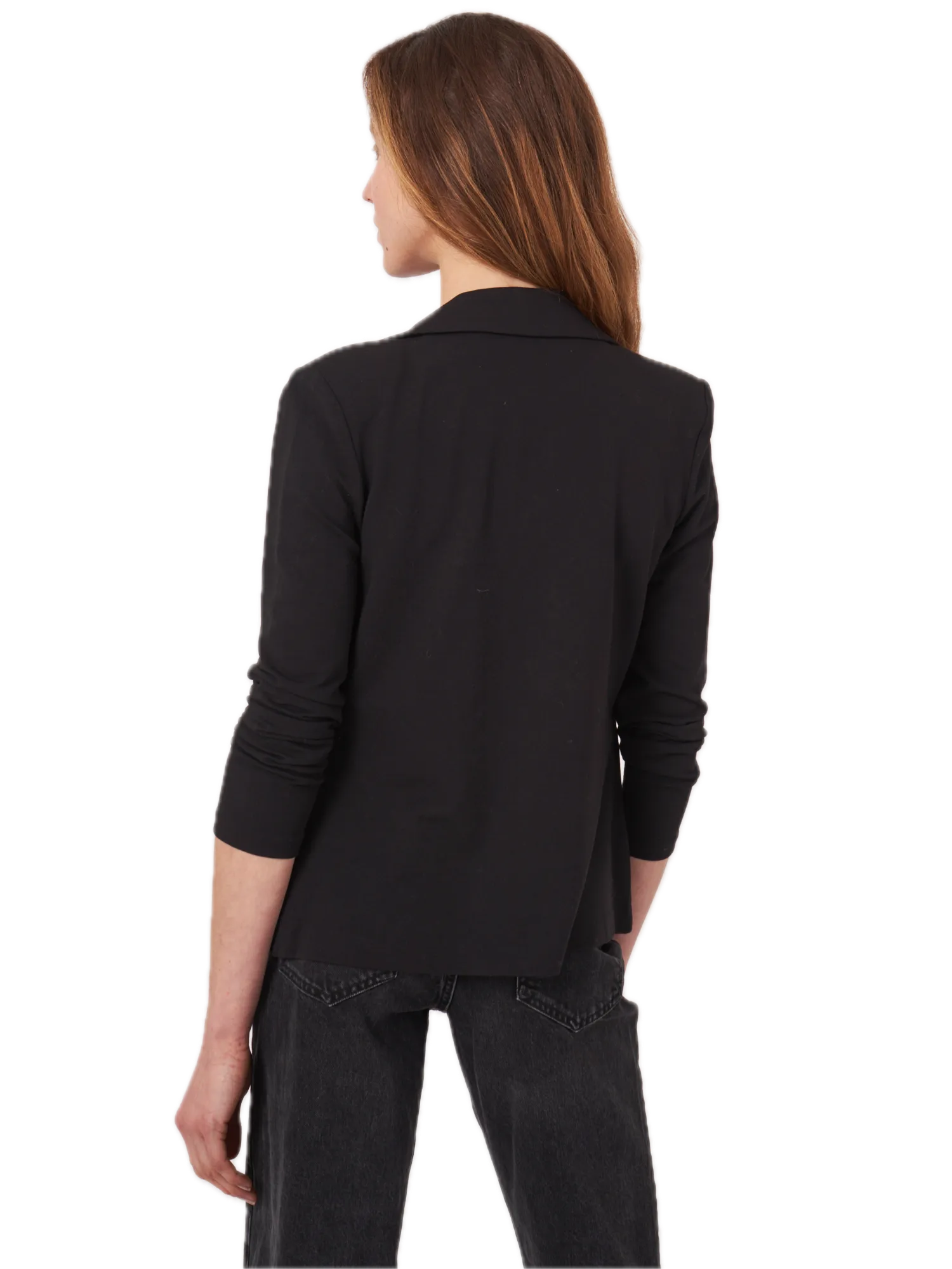 Repeat Cashmere Classic Sweatshirt Blazer in Black