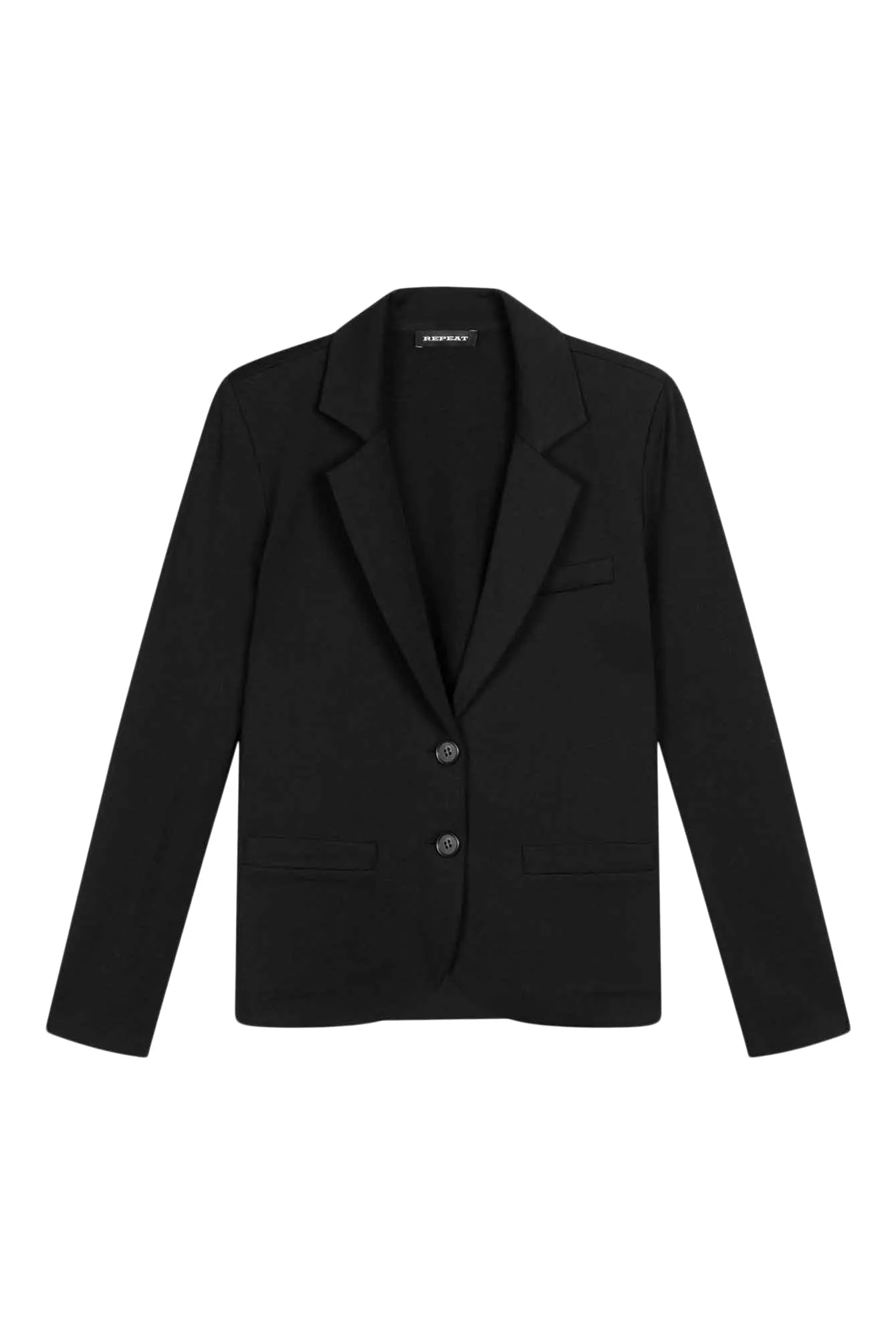 Repeat Cashmere Classic Sweatshirt Blazer in Black