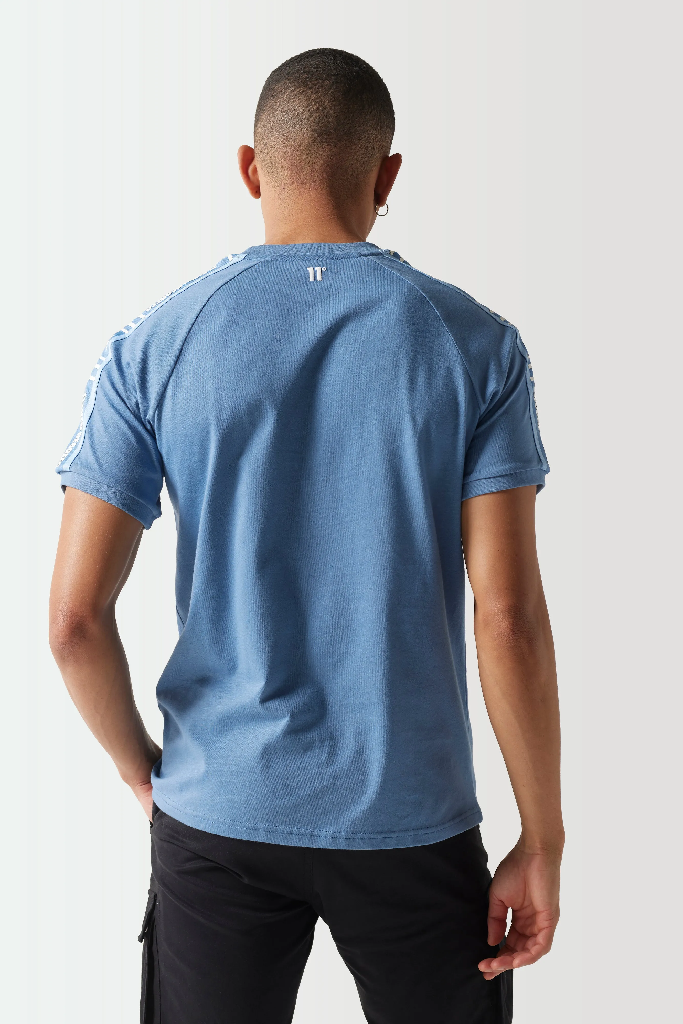 Retro Taped T-Shirt - Elemental Blue