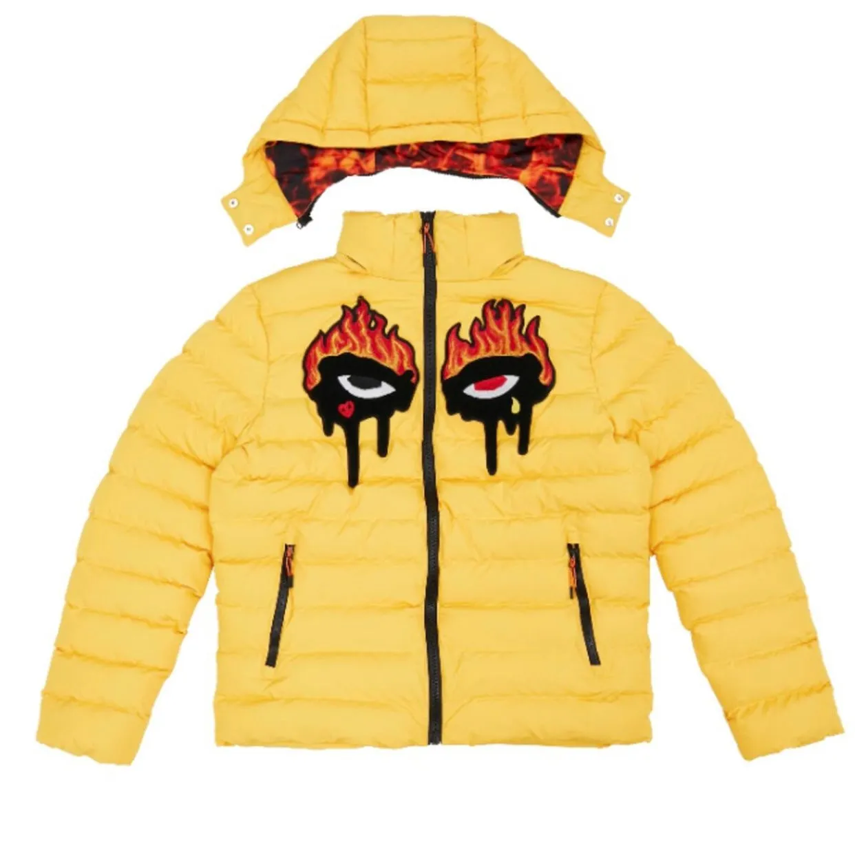 Roku Burning Eyes Bubble Jacket (Yellow)