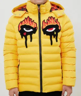 Roku Burning Eyes Bubble Jacket (Yellow)