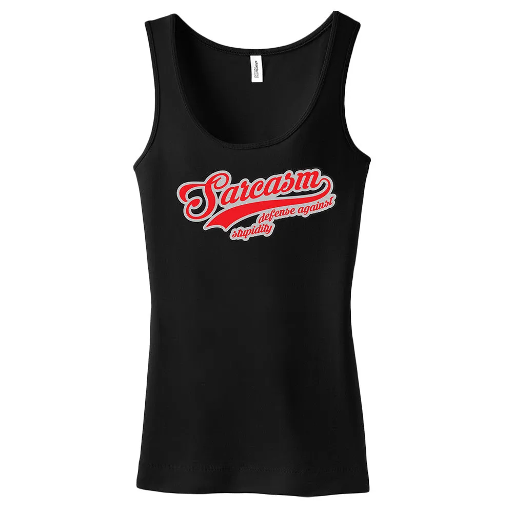 Sarcasm Defense Against Stupidity Women's Tank Top