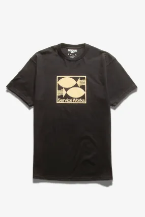 Service Works - Turbot Tee - Black